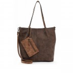 Shopper Surprise Brown Cognac, Farbe: braun, Marke: Emily & Noah, EAN: 4049391264376, Abmessungen in cm: 35x33x8.5, Bild 1 von 11