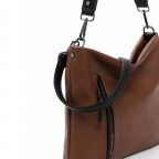 Beuteltasche Dana Cognac, Farbe: cognac, Marke: Emily & Noah, EAN: 4049391303655, Abmessungen in cm: 27x25x6, Bild 6 von 6