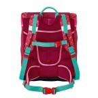 Schulranzen Sunny Set 4-teilig Rot, Farbe: rot/weinrot, Marke: Scout, Abmessungen in cm: 30x39x20, Bild 4 von 9