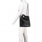 Handtasche Megan Black, Farbe: schwarz, Marke: Inyati, EAN: 4251289821503, Abmessungen in cm: 26.5x28x11, Bild 6 von 8