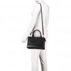 Handtasche Maloy Black Silver, Farbe: schwarz, Marke: Seidenfelt, EAN: 4251634293559, Abmessungen in cm: 27x20x11, Bild 4 von 9