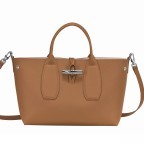 Handtasche Roseau Handtasche M Natur, Farbe: cognac, Marke: Longchamp, EAN: 3597921932925, Abmessungen in cm: 30x23.5x12, Bild 2 von 6