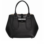 Handtasche Roseau Handtasche Schwarz, Farbe: schwarz, Marke: Longchamp, EAN: 3597921944287, Abmessungen in cm: 21x21x18, Bild 1 von 4