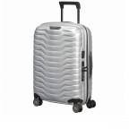 Koffer Proxis Spinner 55 Silver, Farbe: metallic, Marke: Samsonite, EAN: 5400520004314, Abmessungen in cm: 40x55x20, Bild 2 von 17