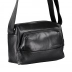 Umhängetasche Athena P10UPT17 Schwarz, Farbe: schwarz, Marke: Mandarina Duck, EAN: 8032803721198, Abmessungen in cm: 23.5x17x9, Bild 2 von 8