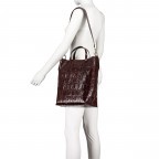 Handtasche Julie Dark Brown, Farbe: braun, Marke: Abro, EAN: 4061724290838, Abmessungen in cm: 27x34x13, Bild 5 von 8