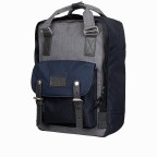 Rucksack Macaroon Volumen 16 Liter Charcoal Nautical, Farbe: grau, Marke: Doughnut, EAN: 4895222505534, Abmessungen in cm: 27x38x13, Bild 2 von 9