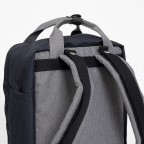 Rucksack Macaroon Volumen 16 Liter Charcoal Nautical, Farbe: grau, Marke: Doughnut, EAN: 4895222505534, Abmessungen in cm: 27x38x13, Bild 9 von 9