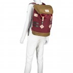 Rucksack Colorado Earth Tone Series Größe 19 Liter Maroon Khaki, Farbe: braun, Marke: Doughnut, EAN: 4895222505503, Abmessungen in cm: 28x47x15, Bild 4 von 11