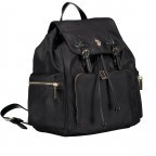 Rucksack Houston Black, Farbe: schwarz, Marke: U.S. Polo Assn., EAN: 8052792838196, Abmessungen in cm: 28x33x15, Bild 2 von 6