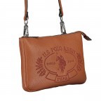 Umhängetasche Hailey Tan, Farbe: cognac, Marke: U.S. Polo Assn., EAN: 8052792837489, Abmessungen in cm: 25x16x2, Bild 2 von 7