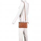 Umhängetasche Hailey Tan, Farbe: cognac, Marke: U.S. Polo Assn., EAN: 8052792837489, Abmessungen in cm: 25x16x2, Bild 4 von 7