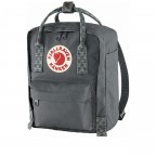 Rucksack Kånken Mini Super Grey Chess Pattern, Farbe: grau, Marke: Fjällräven, EAN: 7323450643270, Abmessungen in cm: 20x29x13, Bild 2 von 15