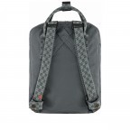 Rucksack Kånken Mini Super Grey Chess Pattern, Farbe: grau, Marke: Fjällräven, EAN: 7323450643270, Abmessungen in cm: 20x29x13, Bild 3 von 15