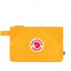 Kosmetiktasche Kånken Gear Pocket Warm Yellow, Farbe: gelb, Marke: Fjällräven, EAN: 7323450634995, Abmessungen in cm: 21x14x0.5, Bild 1 von 3