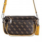 Umhängetasche Brown Yellow, Farbe: braun, Marke: Guess, EAN: 7621097639336, Bild 1 von 15