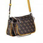 Umhängetasche Brown Yellow, Farbe: braun, Marke: Guess, EAN: 7621097639336, Bild 2 von 15