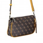 Umhängetasche Brown Yellow, Farbe: braun, Marke: Guess, EAN: 7621097639336, Bild 3 von 15