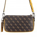 Umhängetasche Brown Yellow, Farbe: braun, Marke: Guess, EAN: 7621097639336, Bild 5 von 15