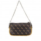 Umhängetasche Brown Yellow, Farbe: braun, Marke: Guess, EAN: 7621097639336, Bild 6 von 15