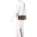 Umhängetasche Brown Yellow, Farbe: braun, Marke: Guess, EAN: 7621097639336, Bild 8 von 15