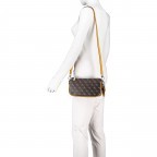 Umhängetasche Brown Yellow, Farbe: braun, Marke: Guess, EAN: 7621097639336, Bild 9 von 15