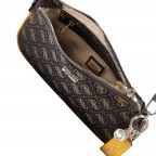Umhängetasche Brown Yellow, Farbe: braun, Marke: Guess, EAN: 7621097639336, Bild 13 von 15