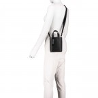 Handtasche Paper Bag Tote XS Carter Black, Farbe: schwarz, Marke: Liebeskind Berlin, EAN: 4058629147565, Abmessungen in cm: 13x17x4, Bild 5 von 7