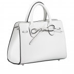 Handtasche Dollaro Weiß, Farbe: weiß, Marke: Hausfelder Manufaktur, EAN: 4065646003545, Abmessungen in cm: 28.5x21x12, Bild 2 von 7