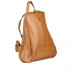 Rucksack Dollaro Cognac, Farbe: cognac, Marke: Hausfelder Manufaktur, EAN: 4065646003262, Abmessungen in cm: 24x33x10, Bild 2 von 7