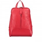 Rucksack Dollaro Rot, Farbe: rot/weinrot, Marke: Hausfelder Manufaktur, EAN: 4065646003293, Abmessungen in cm: 24x33x10, Bild 1 von 7