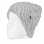 Mütze Essential Knit Beanie Mid Grey Heather, Farbe: grau, Marke: Tommy Hilfiger, EAN: 8720115051293, Bild 1 von 2