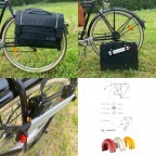 Fahrradtasche Cyclist Briefcase Black, Farbe: schwarz, Marke: Vaude, EAN: 4052285206352, Abmessungen in cm: 42x30x15, Bild 5 von 5