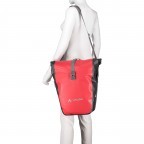 Fahrradtasche Aqua Back Single Red, Farbe: rot/weinrot, Marke: Vaude, EAN: 4052285961558, Abmessungen in cm: 33x37x19, Bild 4 von 4