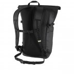 Rucksack High Coast Foldsack Volumen 24 Liter Black, Farbe: schwarz, Marke: Fjällräven, EAN: 7323450642907, Abmessungen in cm: 26x45x20, Bild 3 von 12
