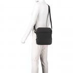 Umhängetasche Crosstown Crossbag Pocket Black, Farbe: schwarz, Marke: BOSS, EAN: 4021402639991, Abmessungen in cm: 23x27x8, Bild 5 von 6