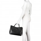 Handtasche Iconic Satchel Black, Farbe: schwarz, Marke: Tommy Hilfiger, EAN: 8720111785635, Abmessungen in cm: 34x25x17, Bild 4 von 9