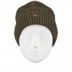 Mütze Pima Cotton Beanie Camo Green, Farbe: grün/oliv, Marke: Tommy Hilfiger, EAN: 8720111781859, Bild 1 von 2
