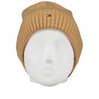 Mütze Pima Cotton Beanie Classic Khaki, Farbe: taupe/khaki, Marke: Tommy Hilfiger, EAN: 8720111777197, Bild 1 von 2