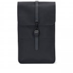Rucksack Backpack Black, Farbe: schwarz, Marke: Rains, EAN: 5711747205102, Abmessungen in cm: 28.5x47x10, Bild 1 von 5