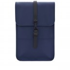 Rucksack Backpack Mini Blue, Farbe: blau/petrol, Marke: Rains, EAN: 5711747403232, Abmessungen in cm: 27x39x8, Bild 1 von 5