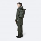 Rucksack Rolltop Green, Farbe: grün/oliv, Marke: Rains, EAN: 5711747425999, Bild 4 von 6