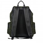 Rucksack Established Highlight Flap Backpack Black Flocked Monogram, Farbe: schwarz, Marke: Tommy Hilfiger, EAN: 8720111769208, Bild 4 von 7