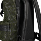 Rucksack Established Highlight Flap Backpack Black Flocked Monogram, Farbe: schwarz, Marke: Tommy Hilfiger, EAN: 8720111769208, Bild 7 von 7