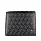 Geldbörse Established Extra Wallet Black Monogram, Farbe: schwarz, Marke: Tommy Hilfiger, EAN: 8720111767693, Abmessungen in cm: 12.5x9.5x1.5, Bild 1 von 3