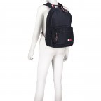 Rucksack Tommy Black, Farbe: schwarz, Marke: Tommy Hilfiger, EAN: 8720111769338, Abmessungen in cm: 31x45x20, Bild 4 von 5