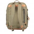 Rucksack Japan Saitama Olive, Farbe: grün/oliv, Marke: Aunts & Uncles, EAN: 4250394963764, Abmessungen in cm: 28x42x14, Bild 4 von 8