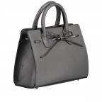Handtasche Dollaro Dunkelgrau, Farbe: grau, Marke: Hausfelder Manufaktur, EAN: 4065646003477, Abmessungen in cm: 28.5x21x12, Bild 2 von 7