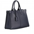 Handtasche Blau, Farbe: blau/petrol, Marke: Hausfelder Manufaktur, EAN: 4065646003583, Abmessungen in cm: 32x23x13, Bild 2 von 8