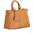 Handtasche Cognac, Farbe: cognac, Marke: Hausfelder Manufaktur, EAN: 4065646003620, Abmessungen in cm: 32x23x13, Bild 2 von 8